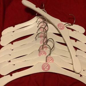 Pink display hangers
